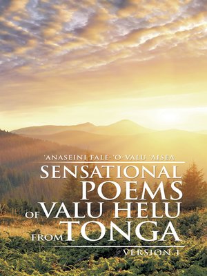 cover image of Sensational Poems of Valu Helu from Tonga